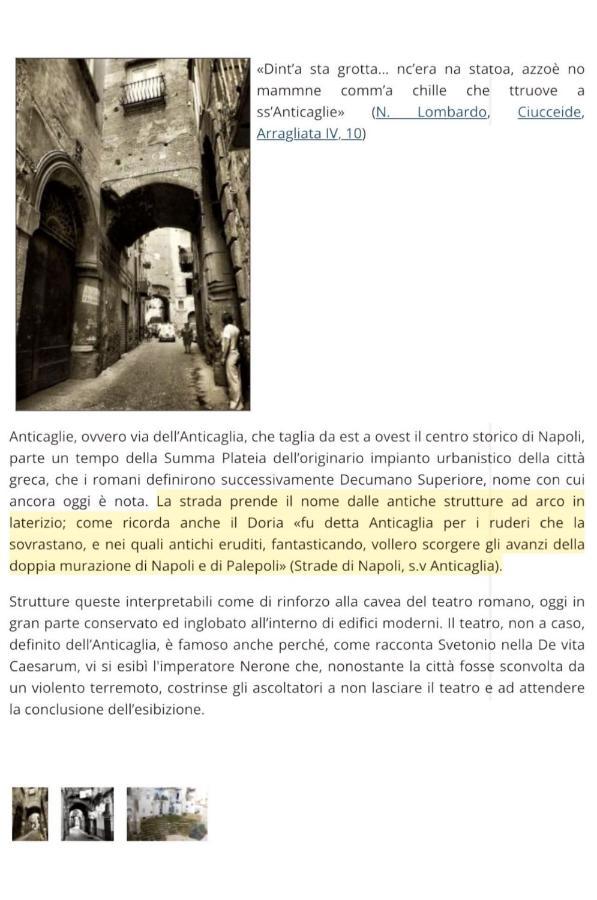 Anticaglia 13 Apartment Napoli Exterior foto